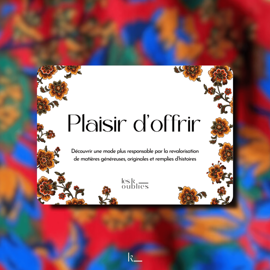 Carte cadeau - Plaisir d'offrir