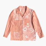 Surchemise PAULA - Baroque fleuri rose 2