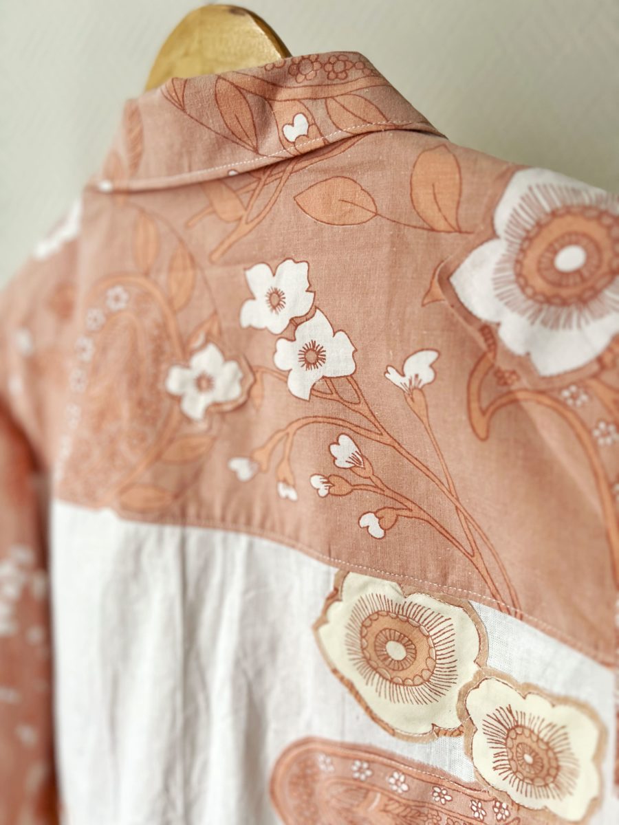 Surchemise PAULA - fleuri rose – Image 5