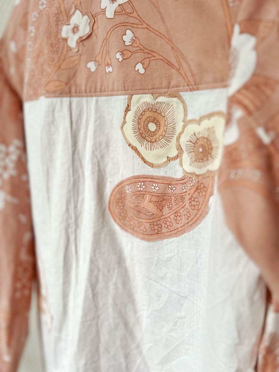 Surchemise PAULA - fleuri rose – Image 6